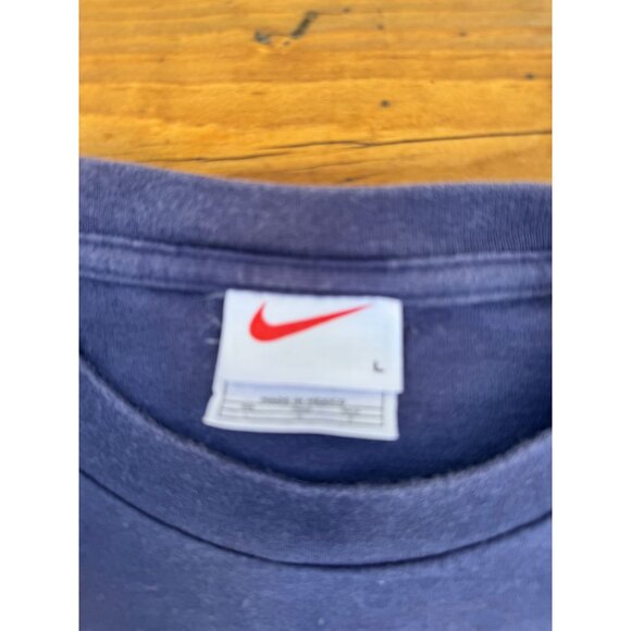 Nike Men's T-shirt - Blue - XL – Gently worn and in good vintage 1998 - Picture 4 of 10